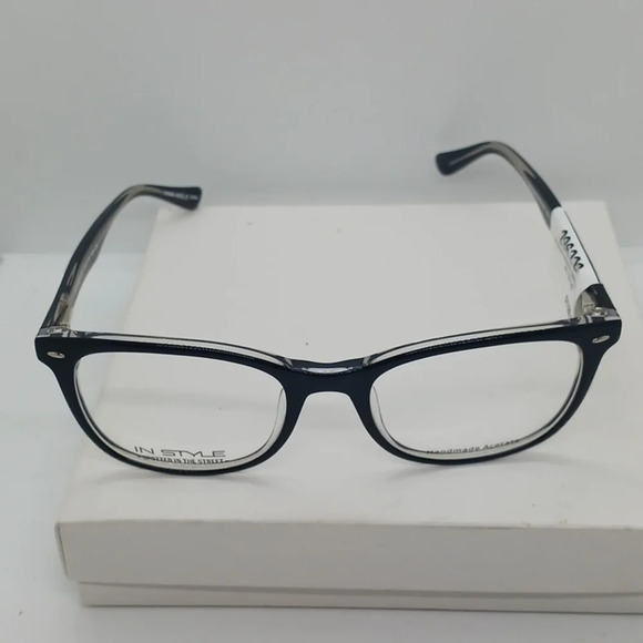 NWT WOMEN'S IN STYLE EYEGLASS FRAMES ISBF02 BLACK - Picture 3 of 4